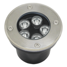 Luminario Empotrar en Piso / IP66 Exterior / Multivoltaje 110-240V~ / 6500K / Ángulo 36° / Aluminio y Vidrio Templado / 12W