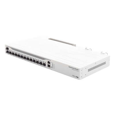 (CCR2004-1G-12S+2XS) Cloud Core Router 12 puertos 10G SFP+, 2 25G SFP28, Fuente Redundante