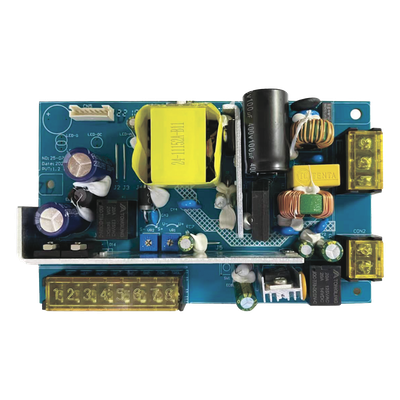 Tablilla de Fuente de alimentación de 1 salida 11-15 Vcc 5 A / Compatible con batería de respaldo y temporizador integrado / Voltaje de entrada 96-264 Vca