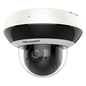Mini Domo PTZ IP 2 Megapixel / 4X Zoom / H.265+ / 20 mts IR EXIR / WDR / PoE / IK10 / Exterior IP66 / Ultra Baja Iluminación / Micrófono Integrado / PoE / microSD