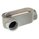 Caja de Registro Ovalada / Roscada LR / 3/4\" (19.05 mm) / Aluminio Inyectado / Hermética / 119.5 cm³
