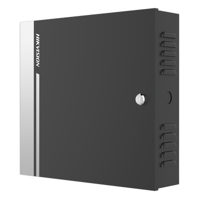 Controlador de Acceso para 2 Puertas y 4 Lectores Wiegand o RS485 / Incluye Gabinete y Fuente de Alimentación 12Vcc/8A / Soporta Batería de Respaldo /  Wiegand y RS-485 / 10,000 Tarjetas