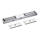 Chapa Magnética Doble para Aplicación en Puertas de Doble Hoja. 1200 lbs(x 2). LED