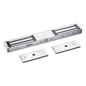 Chapa Magnética Doble para Aplicación en Puertas de Doble Hoja. 1200 lbs(x 2). LED