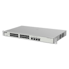 Switch Administrable PoE+ / 24 Puertos Gigabit / 4 SFP+ 10 Gb / Capacidad 128 Gbps / 370 W PoE / Gestión Cloud