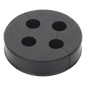 Inserto de Caucho de 4\" Con Cuatro Orificios para Cable de 3/8 in