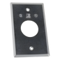 Tapa rectangular aluminio para contacto  de 40.3 mm, tipo RR a prueba de intemperie.