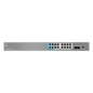 Switch de Red Empresarial L2++ / Serie GWN7800 Pro / 16 Puertos Gigabit PoE 250W / 2 Puertos SFP+ / Gestión Cloud GDMS / VLAN 4K / QoS Avanzado / Seguridad Integral