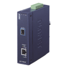 Convertidor de Medios Industrial / 10G/5G/2.5G/1G/100M / SFP+ 10GBASE-X / IP30 / -40°C a 75°C / Alimentación Redundante DC