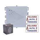 Energizador Perimetral / 12,000 V / 1 Joule / 2,500 m (8,202 ft) / Respaldo 3 Días / Solar 12V
