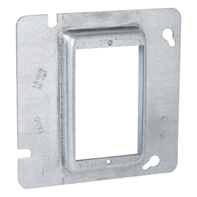 Sobretapa Cuadrada Galvanizada para Caja de 4 11-16\" / Realce de 3/4\".