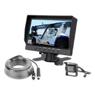 Sistema de Cámara de Reversa Alámbrico / Monitor LCD 7 Pulgadas Full HD / Cámara IR CMOS 18 LEDs / Ángulo de Visión 120° / IP69K / 12/24 VCC / Cable 20 m (65.6 ft)