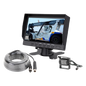 Sistema de Cámara de Reversa Alámbrico / Monitor LCD 7 Pulgadas Full HD / Cámara IR CMOS 18 LEDs / Ángulo de Visión 120° / IP69K / 12/24 VCC / Cable 20 m (65.6 ft)