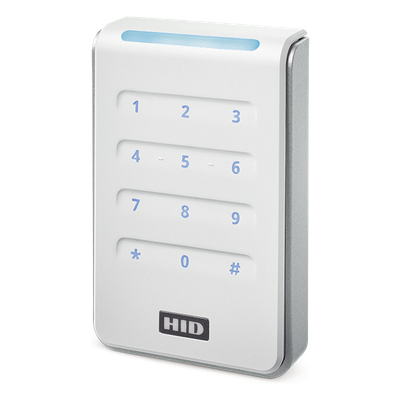 Lector R40 con TECLADO SIGNO WHITE Estandar Multitecnologia/ 40KNWS-00-000000/ Garantia de Por Vida/ Pigtail/Wiegand & OSDP