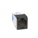 Conector Jack RJ45 / Categoría 6A / Sin Blindaje / Terminación sin Impacto / Gel Anti-Corrosión / 22-26 AWG / Negro