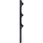 Poste de Paso para Cerca Eléctrica / Tubo de Acero Galvanizado / 25 mm (1 in) de Diámetro / 75 cm (29.5 in) de Longitud / 3 Aisladores / Pintura Negra Resistente a la Intemperie / 0.57 kg