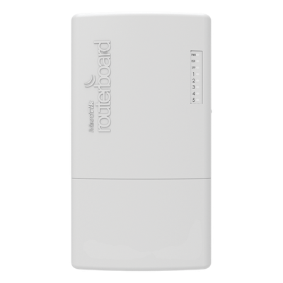(PowerBox Pro) Router para exterior 5 puertos Gigabit, PoE Pasivo o 802.3af/at