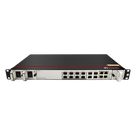 OLT GPON / 8 Puertos GPON Clase C+ / 4 Uplink SFP/SFP+ / Switching 110 Gbit/s / Hasta 1024 ONTs / Doble Fuente AC / Rango -40 °C a +65 °C / 1 UR