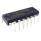 Controlador PWM / 300 kHz / 7-40 V / 2 Salidas / PDIP-16 / -40°C a +85°C