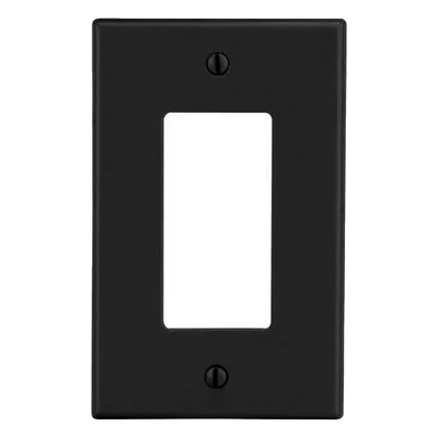 Tapa para Contacto Dúplex Color Negro.