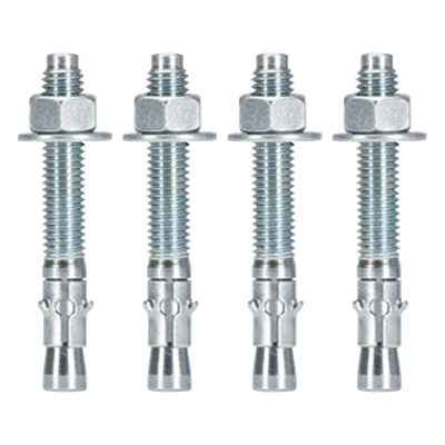 Kit de Anclaje a Piso, Para Rack de 2 o 4 Postes, Fabricado en Acero, 4 Piezas