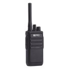 Radio Portátil Analógico UHF / 400-470 MHz / 2W / 16 Canales / VOX Manos Libres / Batería 6-8 hrs / 161 g (5.68 oz)