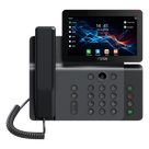 Teléfono IP Empresarial / Pantalla Táctil 7\" / Wi-Fi 6 / Bluetooth 5.4 / 20 Líneas SIP / Cámara 1080p / PoE / Material Antibacterial