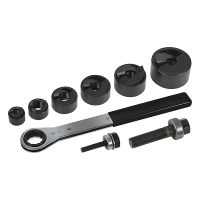 Juego de 6 Sacabocados de 1/2 a 2 Pulgadas (12.7 a 50.8 mm). con Estuche