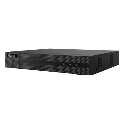 DVR  8 Canales TurboHD + 8 Canales IP / 8 Megapíxel (4K) / Audio Bidireccional / Detección de movimiento 2.0 / 1 Bahía de Disco Duro / H.265+ / Salida en Full HD