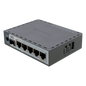 Router hEX S / 5 Puertos Gigabit Ethernet / 1 Puerto SFP 2.5G / Dual-Core ARM / 512 MB RAM / RouterOS V7 / PoE-In y PoE-Out / Montaje en Pared