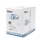 Bobina de Cable UTP 305 Metros (1000 Pies) de Cobre TX6-28Æ, Gris, Categoría 6, Diámetro Reducido (28 AWG), CM/LSZH, de 4 Pares
