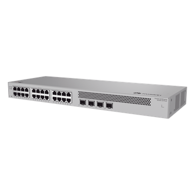 Switch de Acceso Gigabit Administrable Capa 2 / 24 puertos 10/100/1000 Mbps / 2 Puertos 2.5GE SFP + 2 Puertos 10GE SFP+ Uplink  / ERPS / IMGP Snooping / DHCP Snooping / Administración Nube Gratis