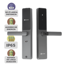 Cerradura Inteligente / Wi-Fi y Bluetooth / Huella y Tag / IP65 / -25°C a 70°C / 8 Baterías AA