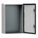 Gabinete Industrial Exterior / IP66 NEMA 4/12/13 / IK10 / 1000 x 800 x 300 mm (39.37 x 31.50 x 11.81 in) / Acero Dulce 1.5 mm / Autoportante / Platina de Montaje