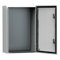 Gabinete de Uso Exterior MAS 1000 x 800 x 300 mm (39.37 x 31.50 x 11.81 in) / NEMA 4/12/13 / IP66 / IK10 / Acero Dulce 1.5 mm / Platina de Montaje Incluida / Color Gris Claro