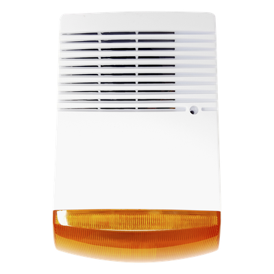Sirena Estrobo para Exterior / 120 dB / IP65 / Luz Intermitente / Anti-Sabotaje