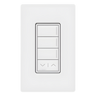 Teclado de Pared Inalámbrico RF / 3 Botones Programables / Ajuste de Intensidad Subir/Bajar / Retroiluminación LED / Acabado Satinado