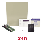 Kit de Paneles de Alarma Híbrido / 8 Zonas Cableadas Ampliables a 48 / Teclado con Receptor Inalámbrico / 3 Particiones / 1 km (3280.8 ft) de Alcance RF
