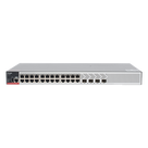 Switch PoE+ / 24 Puertos Gigabit / 4 Uplink SFP 2.5G / 370W PoE / 68 Gbps / 10 kV Surge / 1.72 in
