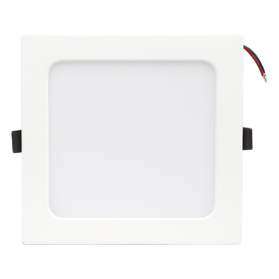 Spot Cuadrado Empotrable / 17.5 x 17.5 cm / Luz Fría / 110 V / 15 W / 1200 lúmenes / 25000 hrs / Ángulo de apertura 120° / IP20