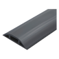 Canaleta flexible negra de PVC auto extinguible, para instalaciones eléctricas en piso ó zóclo  (Rollo de 25mts.) (9300-05040)