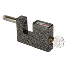 Candado de Seguridad / Pasador Estrecho Anti-Palanca / 5 Pernos de Combinación / Cuerpo Aleación Metálica 71 mm (2.8 in) / Acabado Cromo Martillado