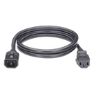 Cable de Alimentación con Bloqueo de Seguridad / IEC C14 a IEC C13 / 1.2 m (3.9 ft) / Doble W-Lock / Negro