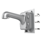 Soporte de Montaje para Domo PTZ / Poste Vertical con Caja de Conexión / Ajustable 80-200 mm / Carga Máxima 10 kg (22 lb) / Aluminio y Acero