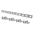 Kit de Unión para Charolas / 13 Piezas / Acabado Galvanizado por Inmersión en Caliente / Bimetálico / Uso Exterior y Zonas Húmedas / Instalación con Llave de 10 mm