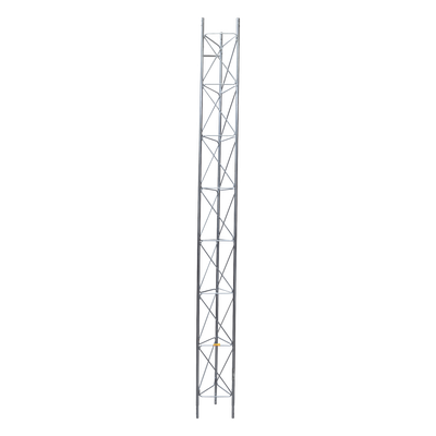 Tramo de Torre Arriostrada de 3m x 45cm, Galvanizado por Inmersión, Hasta 60 m de Elevación. Zonas Húmedas.