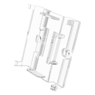 Soporte de Pared para Etiqueta Electrónica / Compatible 2.13\" a 7.5\" / Policarbonato Transparente / 37x36x10 mm / Diseño Modular