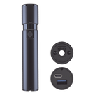 Localizador Visual de Fallos / Láser 650nm / 15mW / 8-10 km / Conector Universal SC/FC/ST / USB Recargable / -10°C a 50°C / 0.49 x 0.10 x 0.10 pies