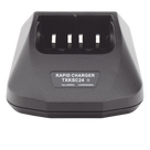 Cargador de Escritorio / Carga Rápida / Compatible con Radios Kenwood TK Series / LED de Estado / Carga con o sin Radio