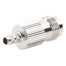 Conector TNC Hembra / Anillo Plegable / RG-58/U, RG-142/U / Bronce Niquelado / Contacto Oro / Aislante Delrin